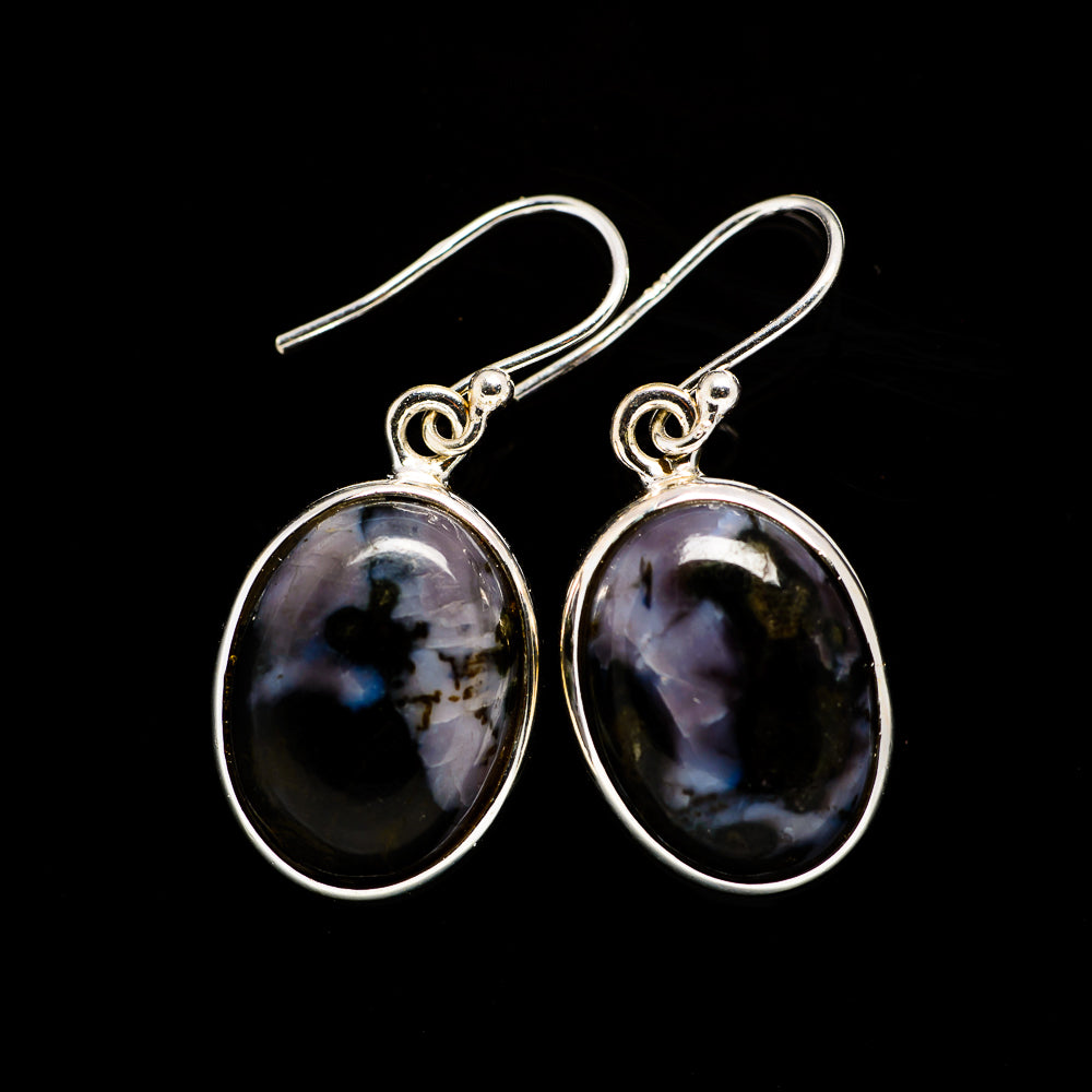 Gabbro Stone Earrings handcrafted by Ana Silver Co - EARR392543