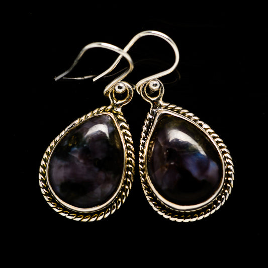 Gabbro Stone Earrings handcrafted by Ana Silver Co - EARR392559