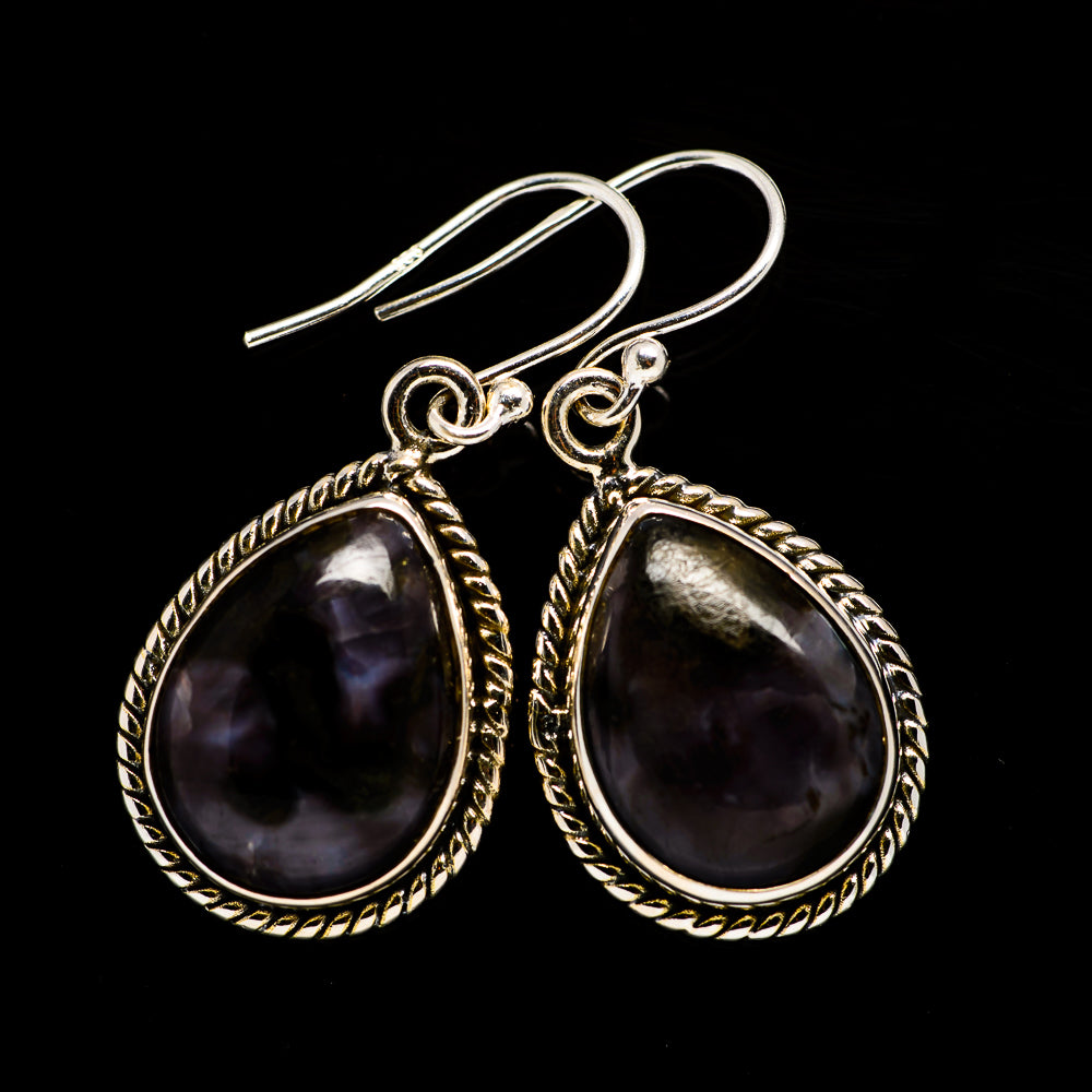 Gabbro Stone Earrings handcrafted by Ana Silver Co - EARR392576