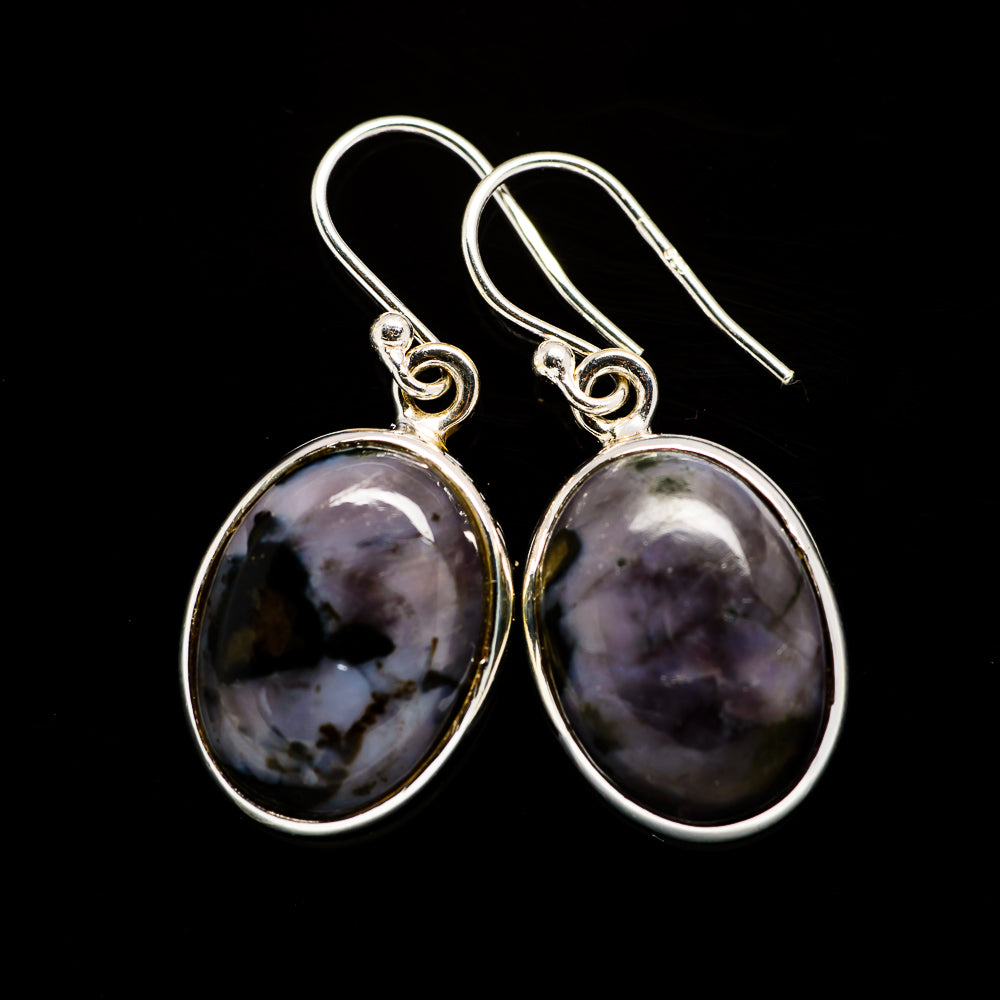 Gabbro Stone Earrings handcrafted by Ana Silver Co - EARR392579
