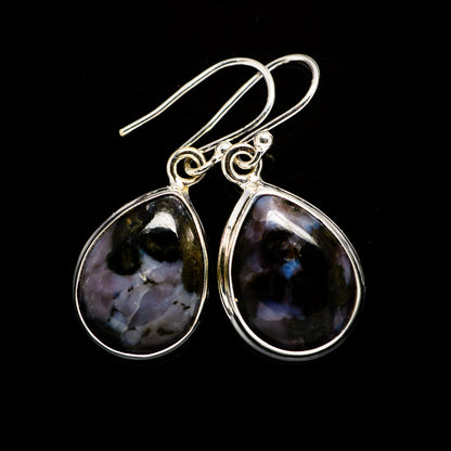 Gabbro Stone Earrings handcrafted by Ana Silver Co - EARR392591