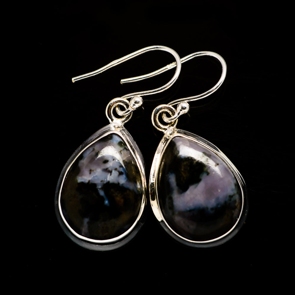 Gabbro Stone Earrings handcrafted by Ana Silver Co - EARR392594