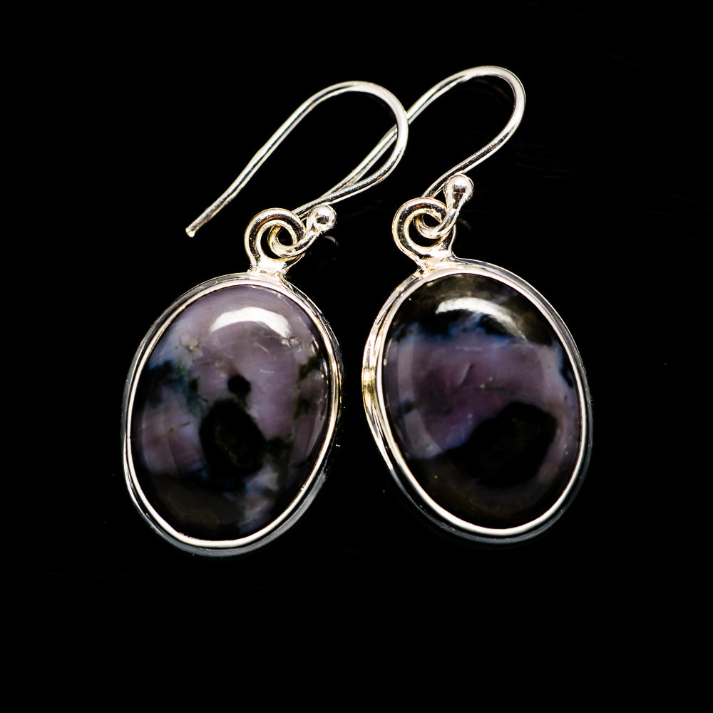 Gabbro Stone Earrings handcrafted by Ana Silver Co - EARR392605
