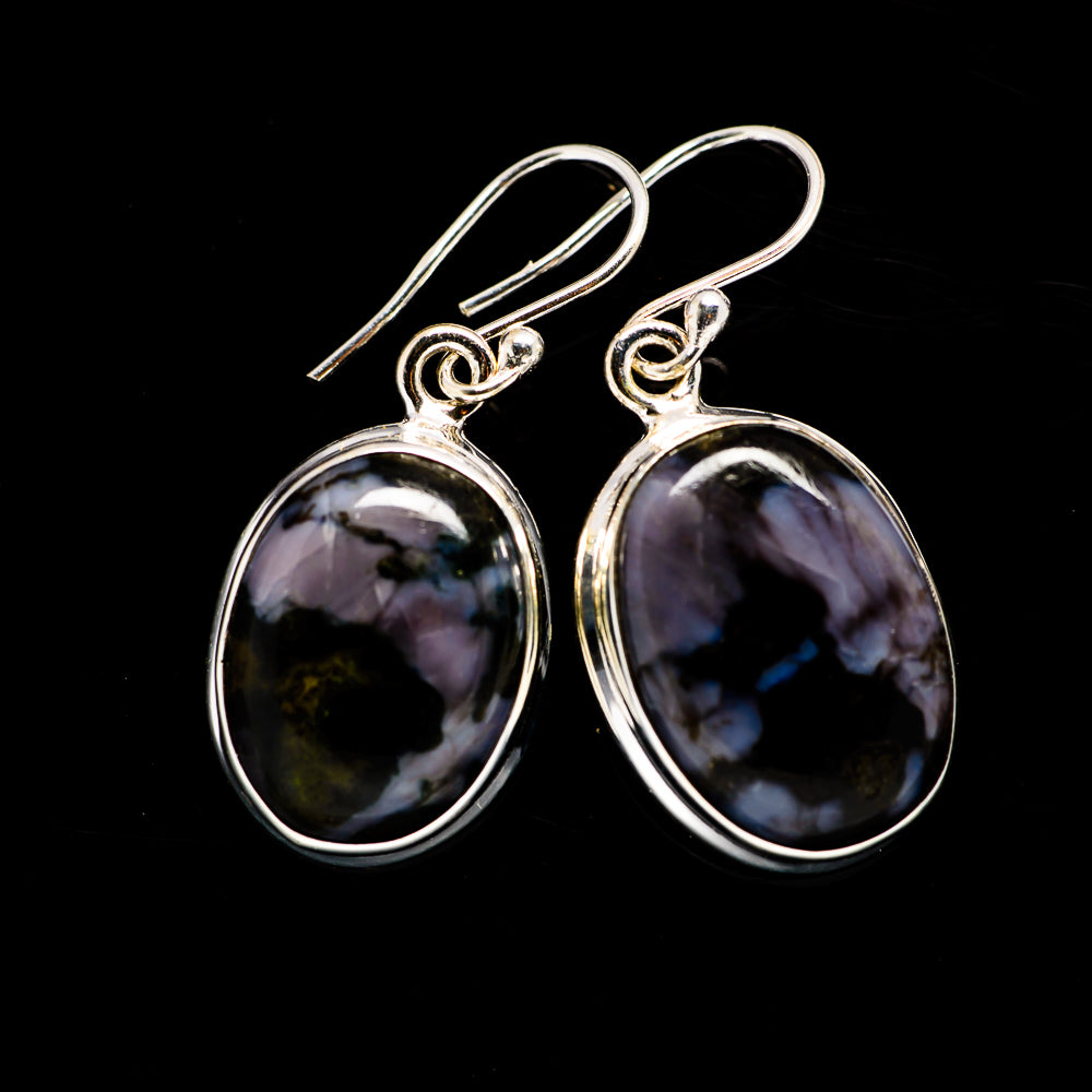Gabbro Stone Earrings handcrafted by Ana Silver Co - EARR392609