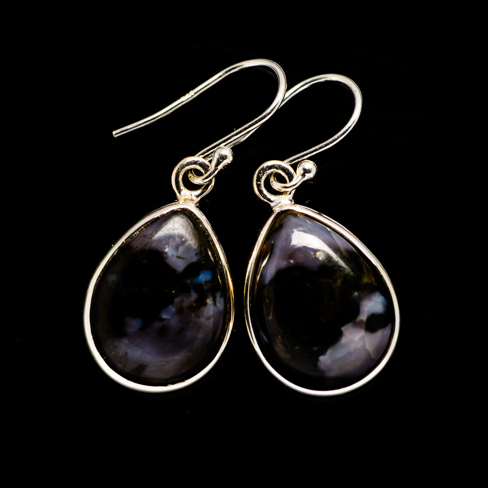 Gabbro Stone Earrings handcrafted by Ana Silver Co - EARR392641