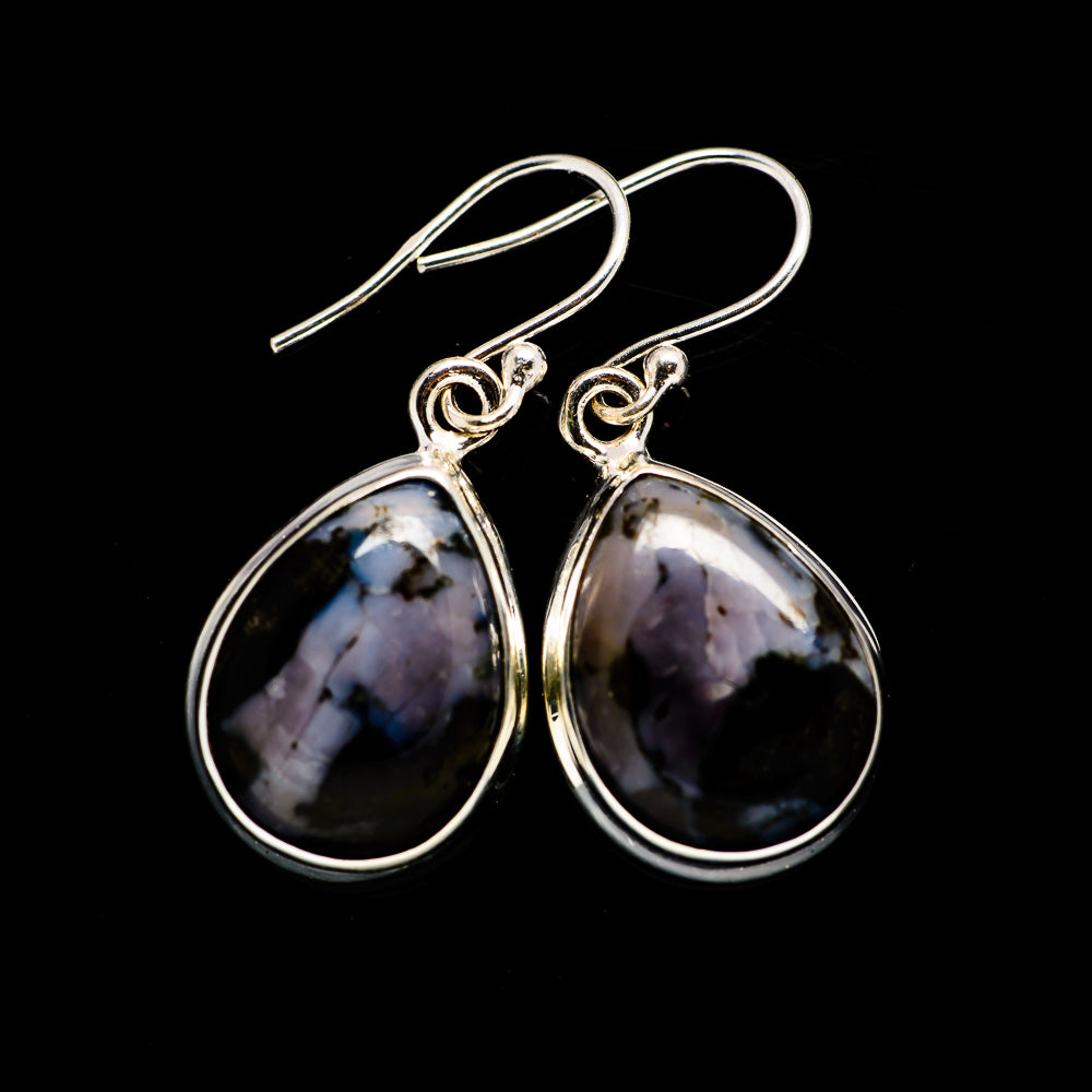 Gabbro Stone Earrings handcrafted by Ana Silver Co - EARR392662