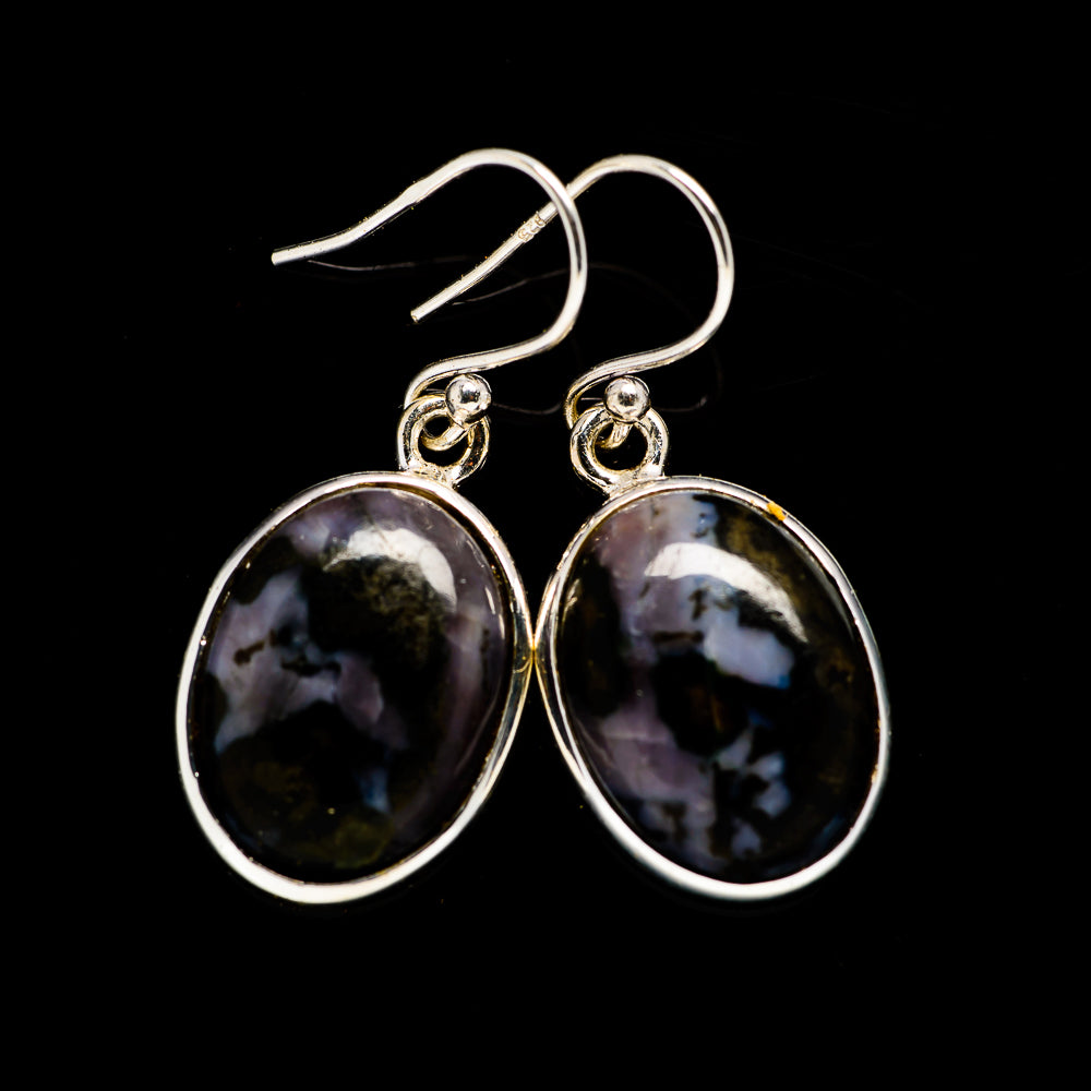 Gabbro Stone Earrings handcrafted by Ana Silver Co - EARR392666
