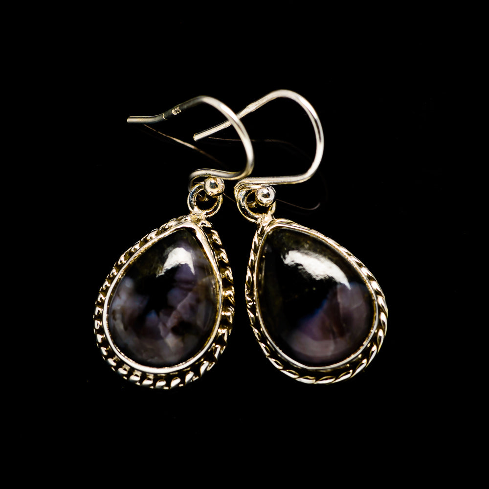 Gabbro Stone Earrings handcrafted by Ana Silver Co - EARR393491