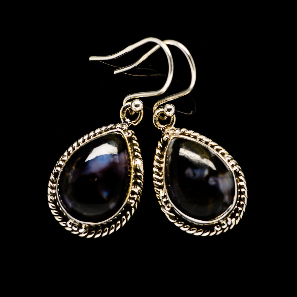 Gabbro Stone Earrings handcrafted by Ana Silver Co - EARR393513