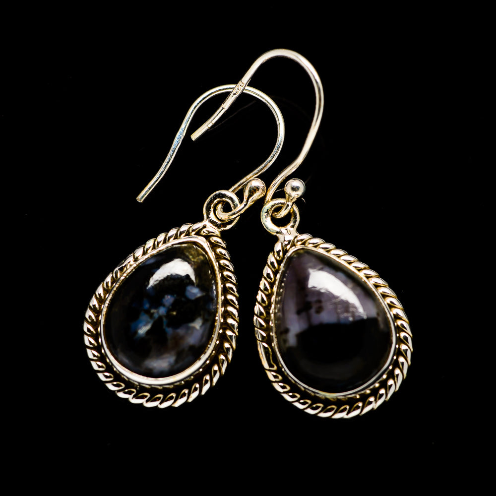Gabbro Stone Earrings handcrafted by Ana Silver Co - EARR393638