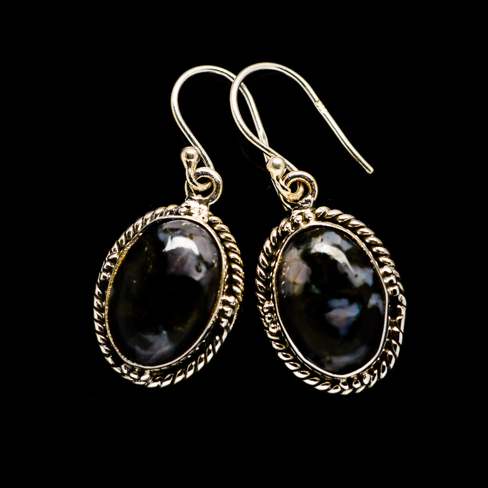 Gabbro Stone Earrings handcrafted by Ana Silver Co - EARR393705