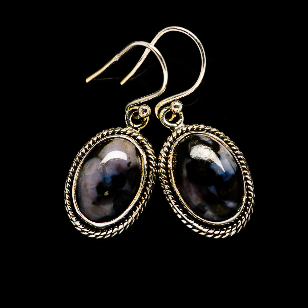 Gabbro Stone Earrings handcrafted by Ana Silver Co - EARR393739