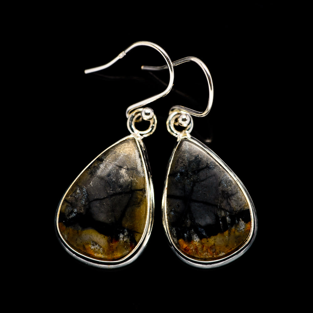 Picasso Jasper Earrings handcrafted by Ana Silver Co - EARR395124