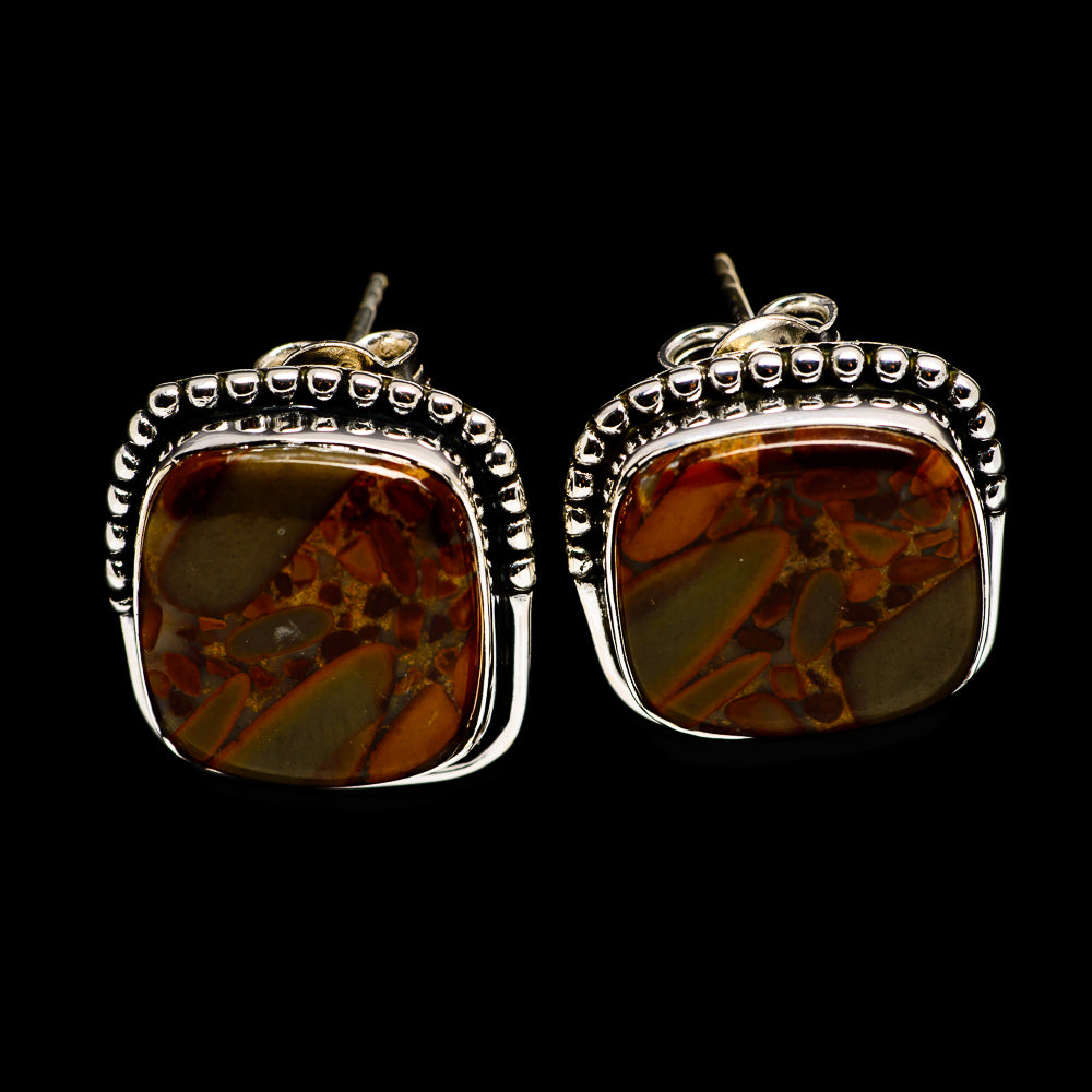 Bauxite Earrings handcrafted by Ana Silver Co - EARR395745