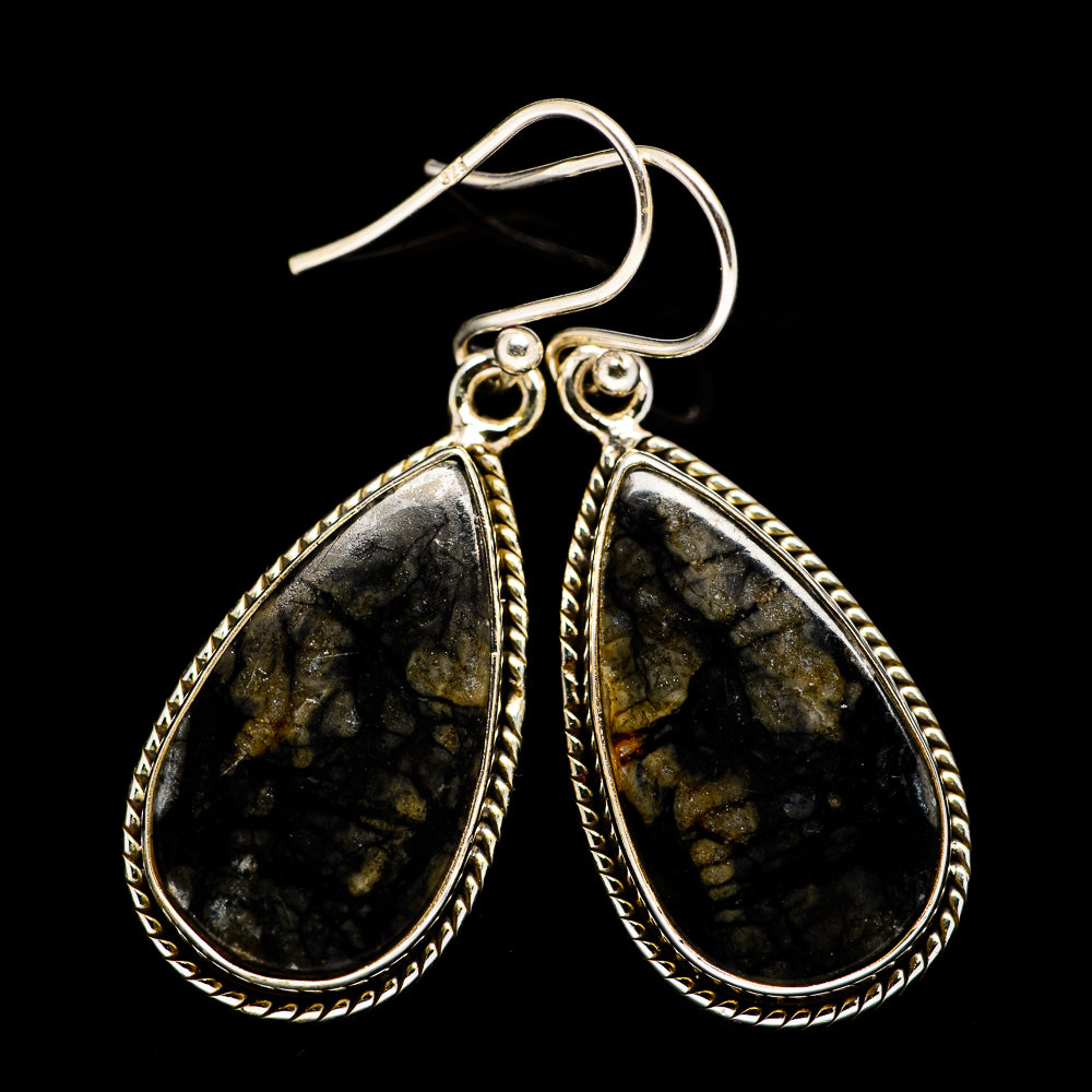 Picasso Jasper Earrings handcrafted by Ana Silver Co - EARR397552