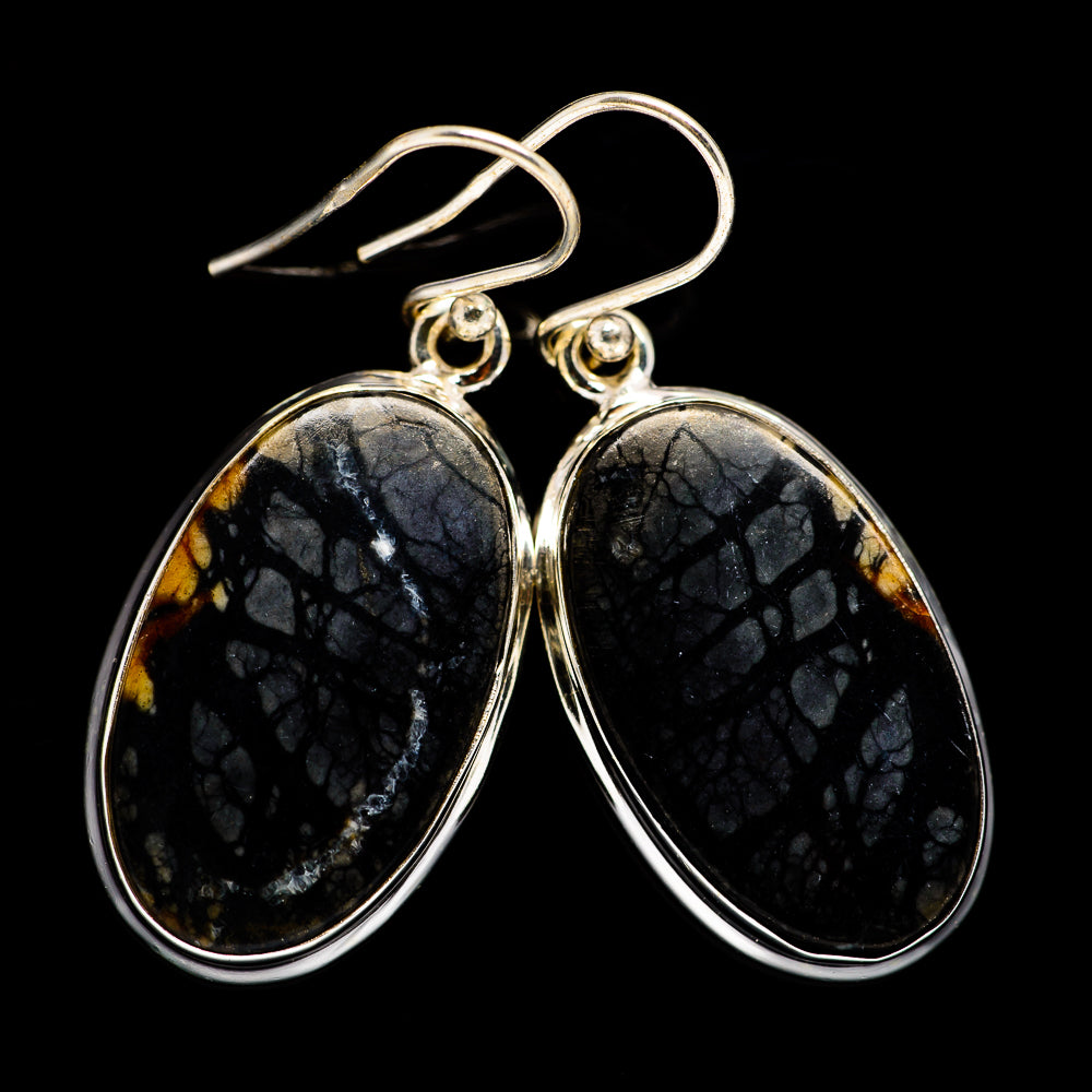 Picasso Jasper Earrings handcrafted by Ana Silver Co - EARR397567