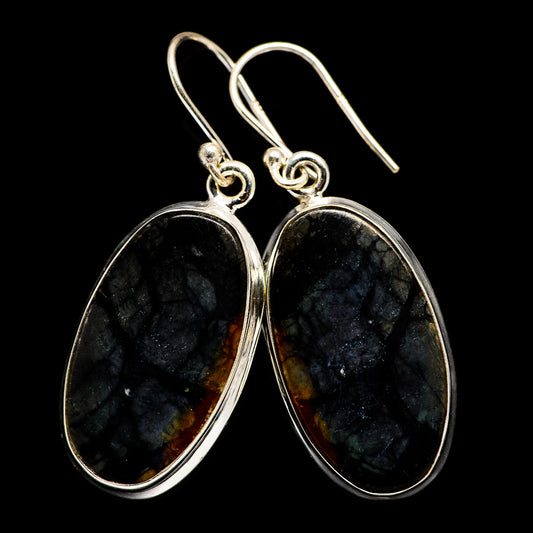 Picasso Jasper Earrings handcrafted by Ana Silver Co - EARR397674