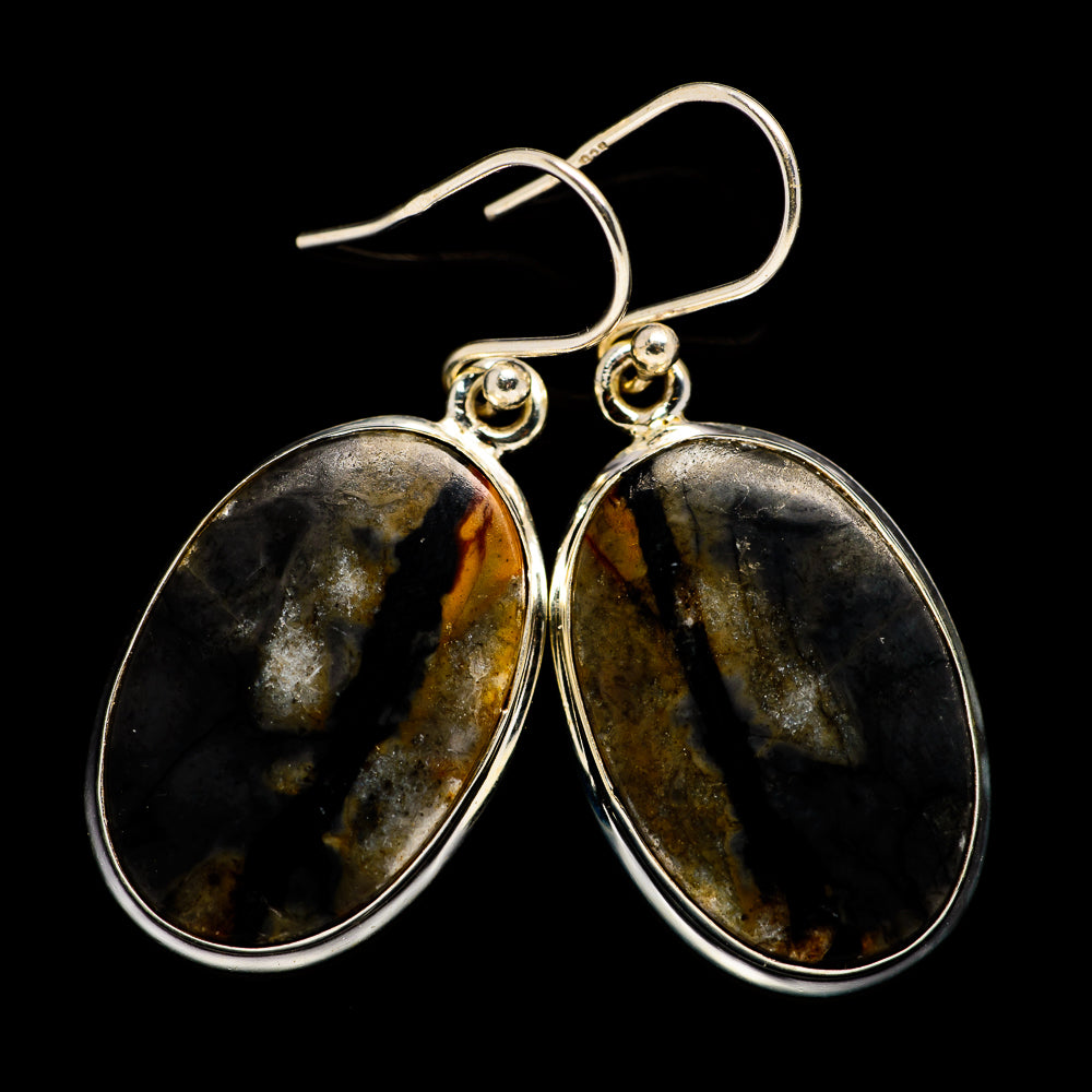 Picasso Jasper Earrings handcrafted by Ana Silver Co - EARR397680