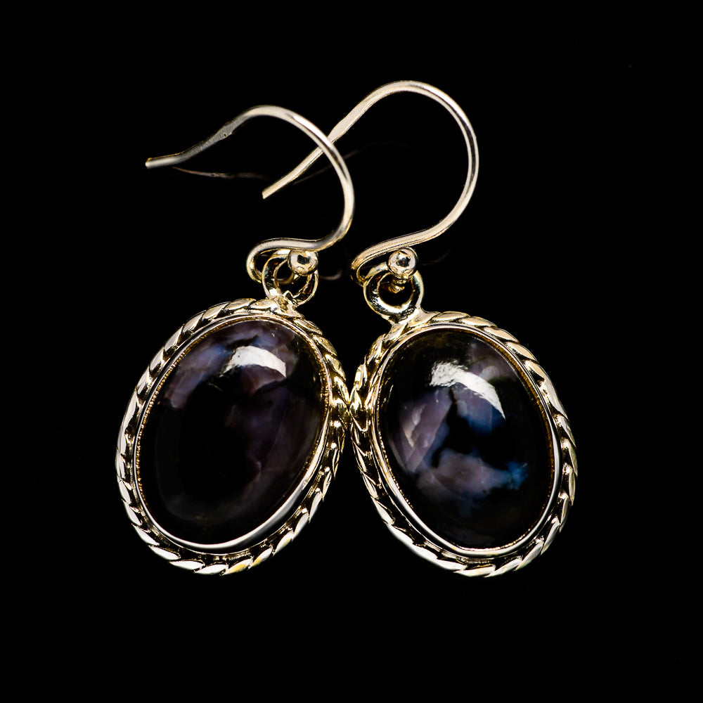 Gabbro Stone Earrings handcrafted by Ana Silver Co - EARR399113