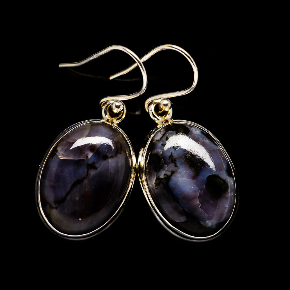 Gabbro Stone Earrings handcrafted by Ana Silver Co - EARR399119