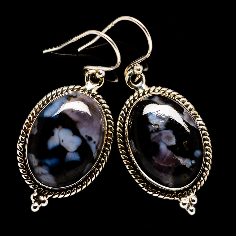 Gabbro Stone Earrings handcrafted by Ana Silver Co - EARR399209