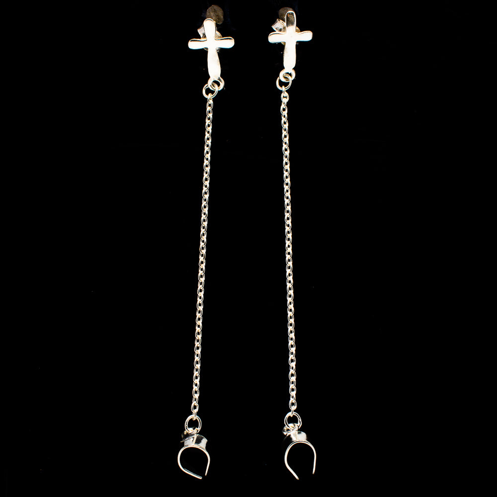 Cross Earrings handcrafted by Ana Silver Co - EARR400295