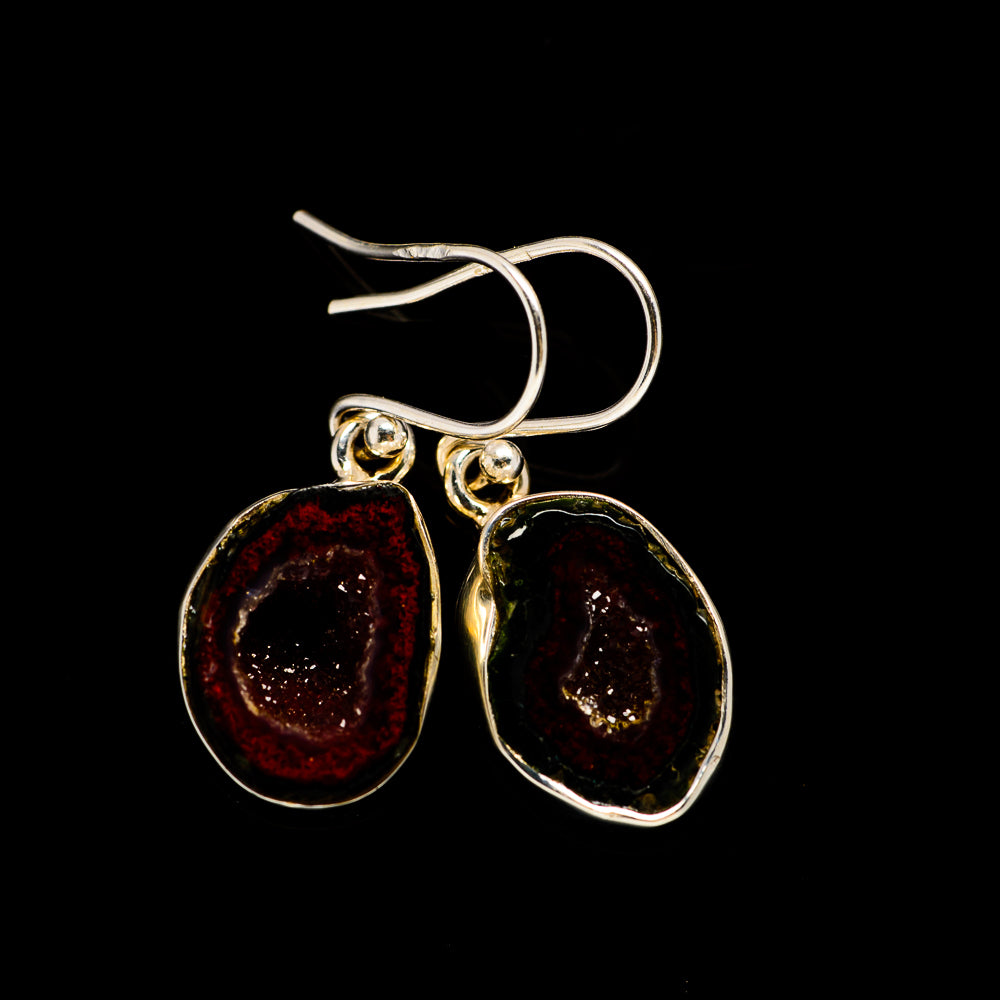 Coconut Geode Druzy Earrings handcrafted by Ana Silver Co - EARR401707