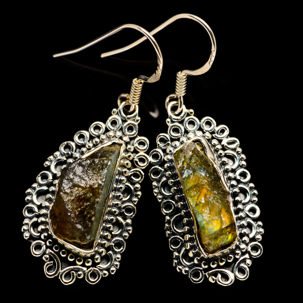 Labradorite Earrings handcrafted by Ana Silver Co - EARR402638