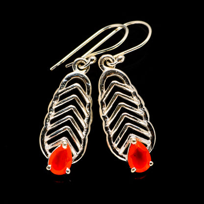 Carnelian Earrings handcrafted by Ana Silver Co - EARR403906