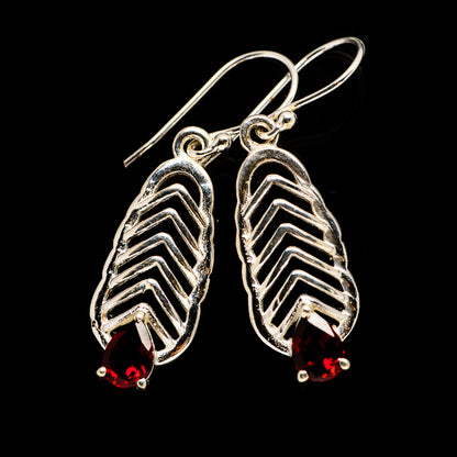 Garnet Earrings handcrafted by Ana Silver Co - EARR403940