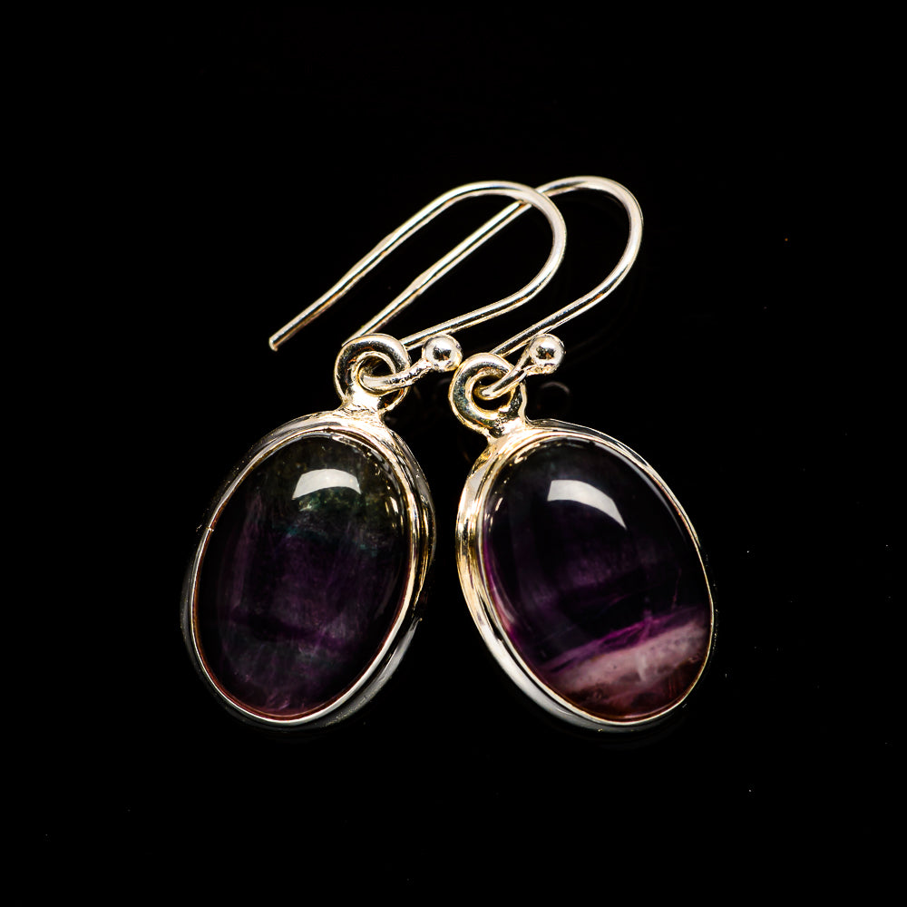 Fluorite Earrings handcrafted by Ana Silver Co - EARR404607