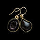 Coconut Geode Druzy Earrings handcrafted by Ana Silver Co - EARR404733