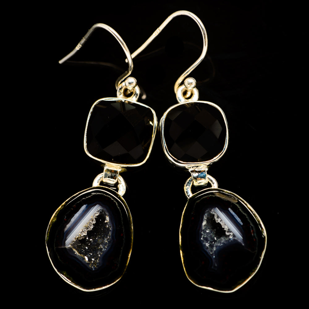 Coconut Geode Druzy Earrings handcrafted by Ana Silver Co - EARR404746