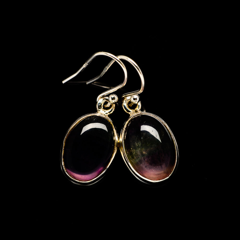 Fluorite Earrings handcrafted by Ana Silver Co - EARR405019