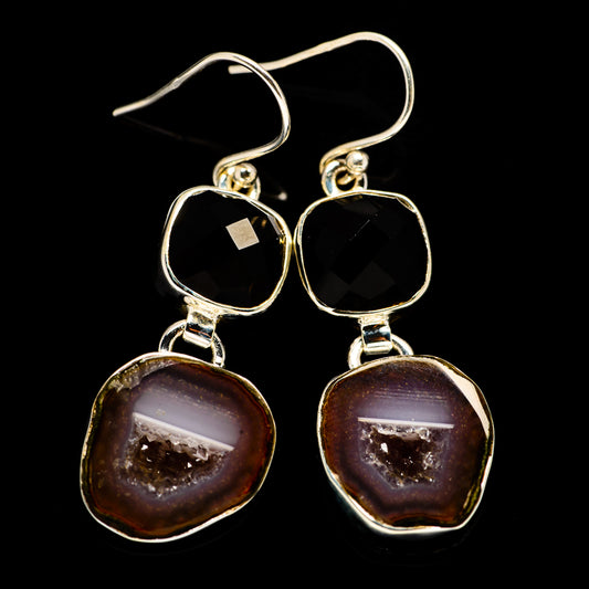 Coconut Geode Druzy Earrings handcrafted by Ana Silver Co - EARR405303