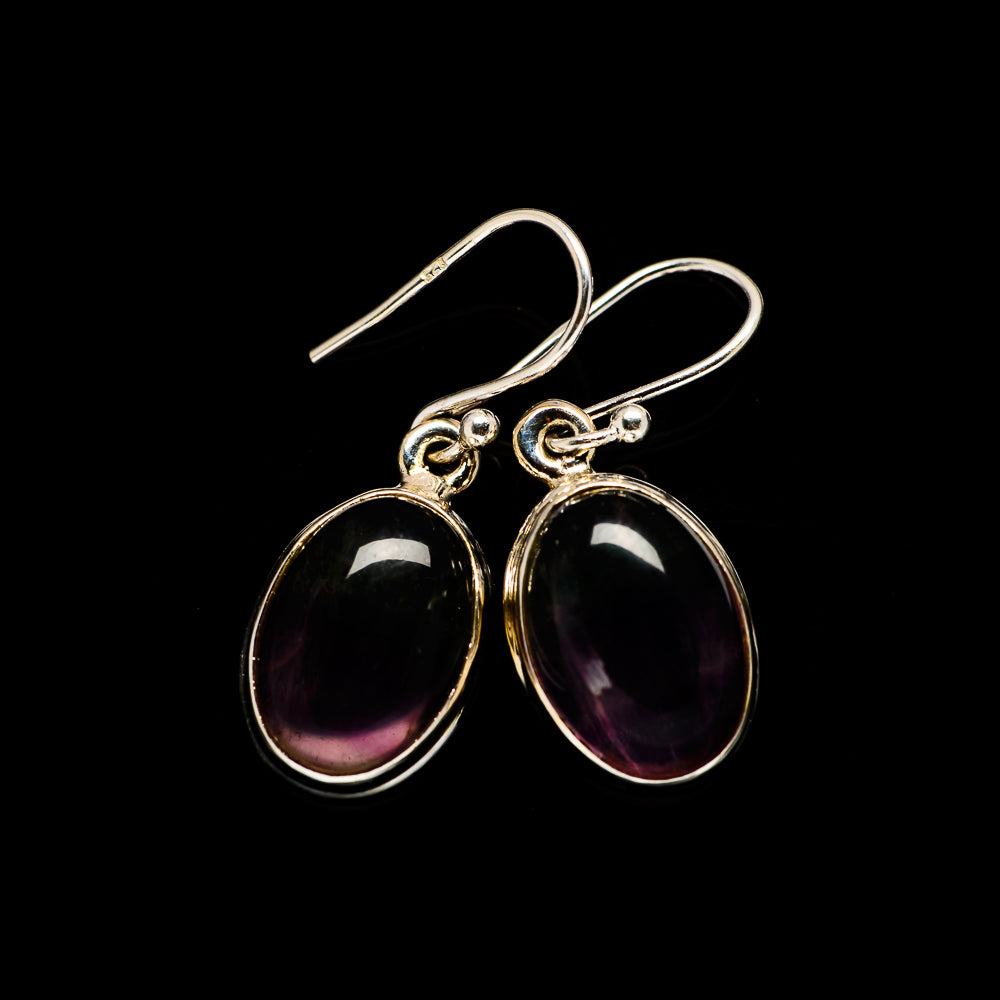 Fluorite Earrings handcrafted by Ana Silver Co - EARR405315