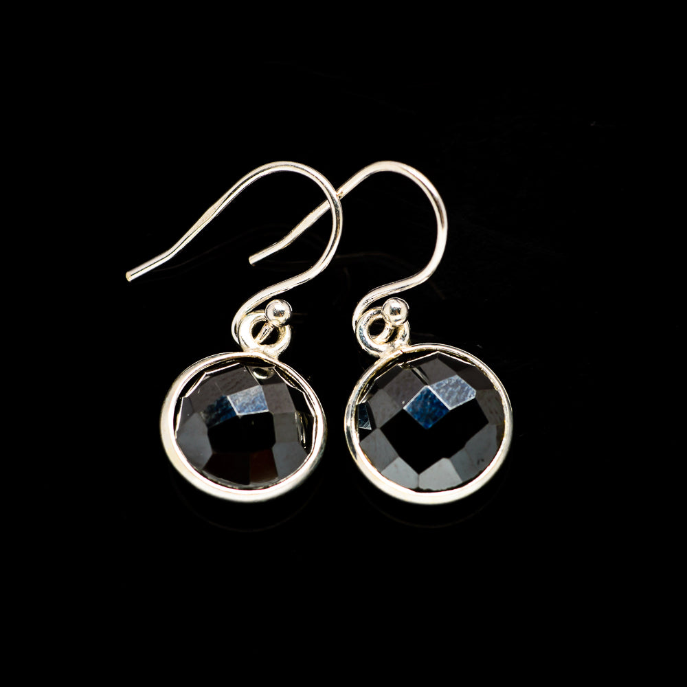 Black Onyx Earrings handcrafted by Ana Silver Co - EARR405490