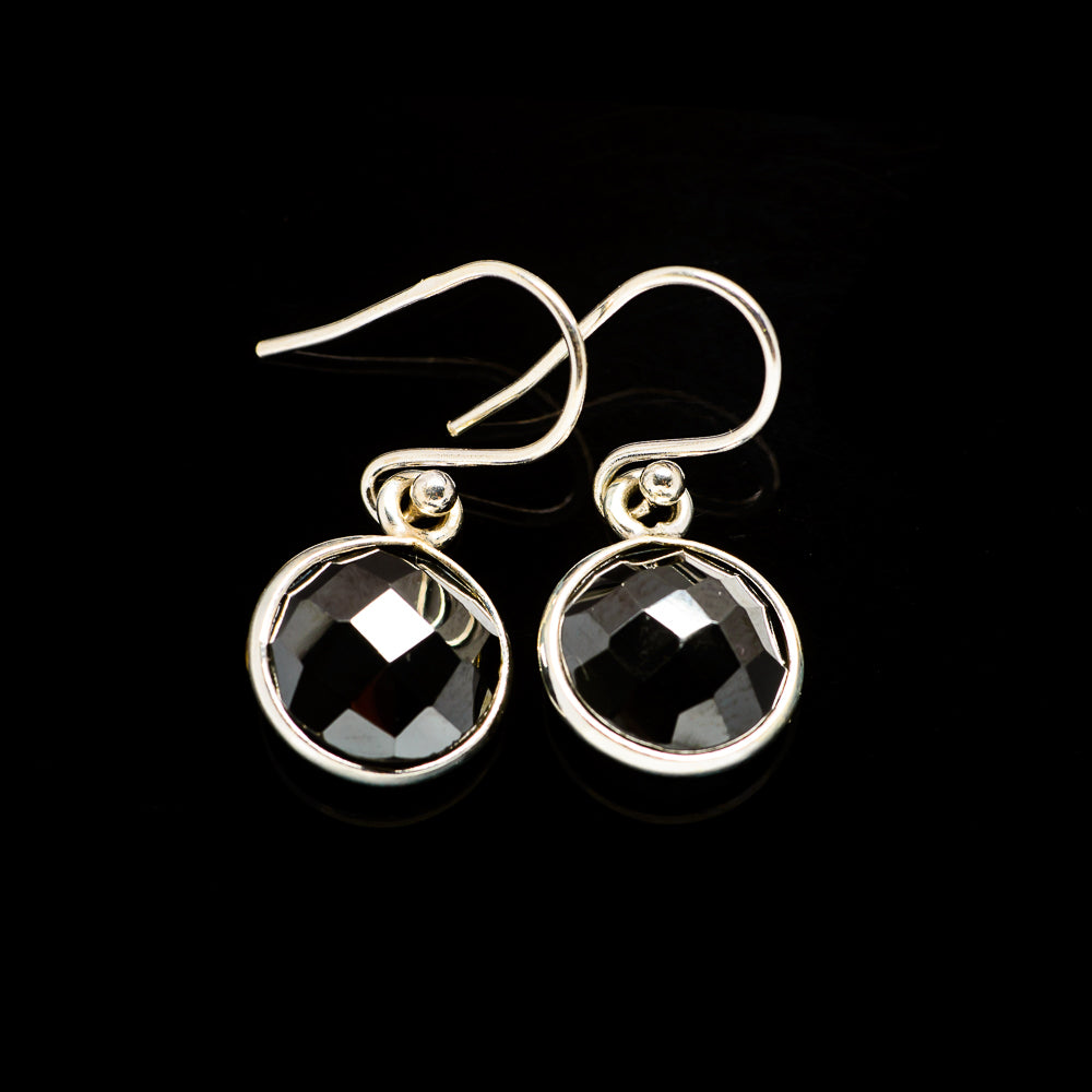 Black Onyx Earrings handcrafted by Ana Silver Co - EARR405719