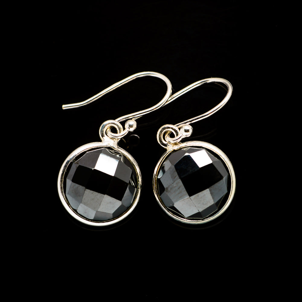 Black Onyx Earrings handcrafted by Ana Silver Co - EARR405721