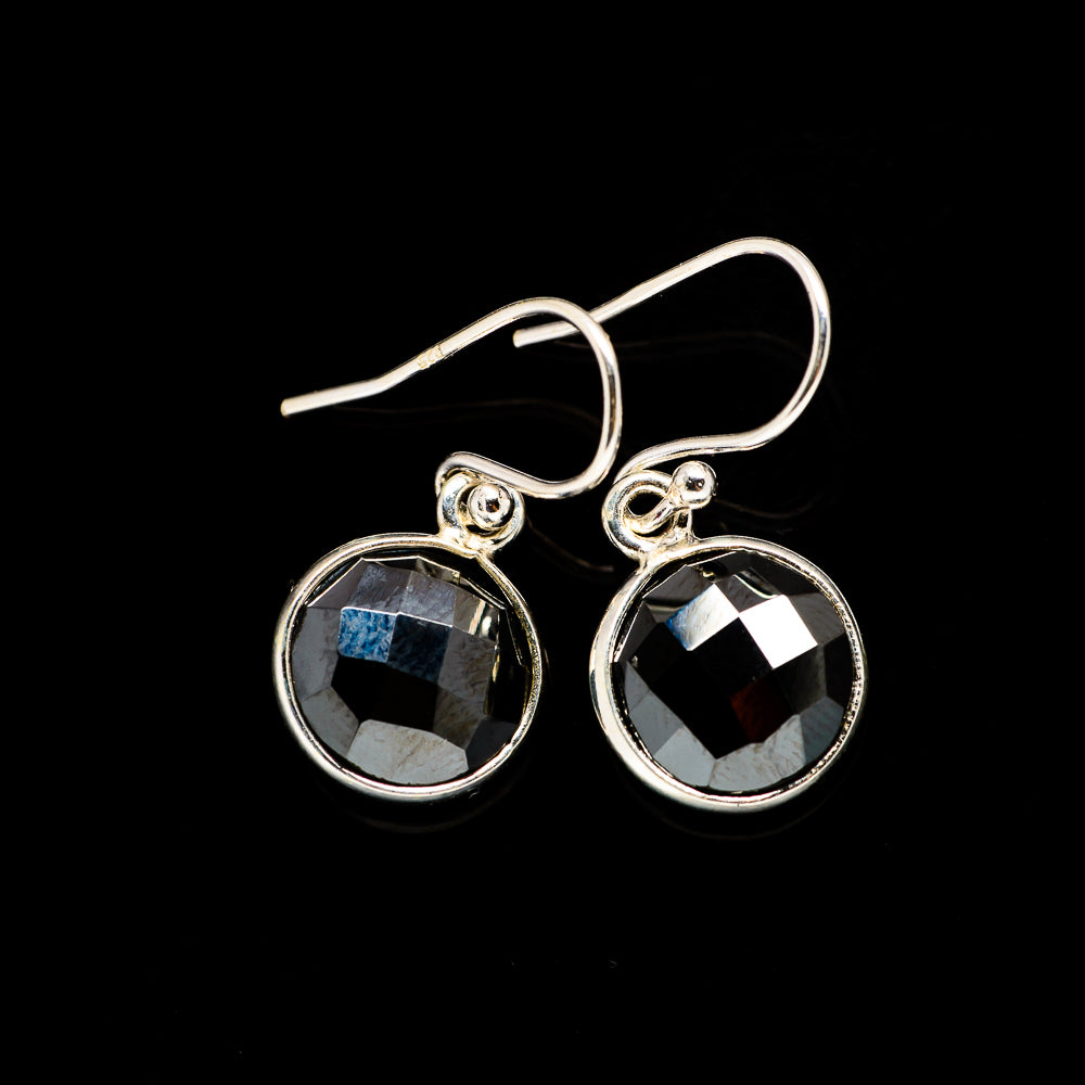 Black Onyx Earrings handcrafted by Ana Silver Co - EARR405835