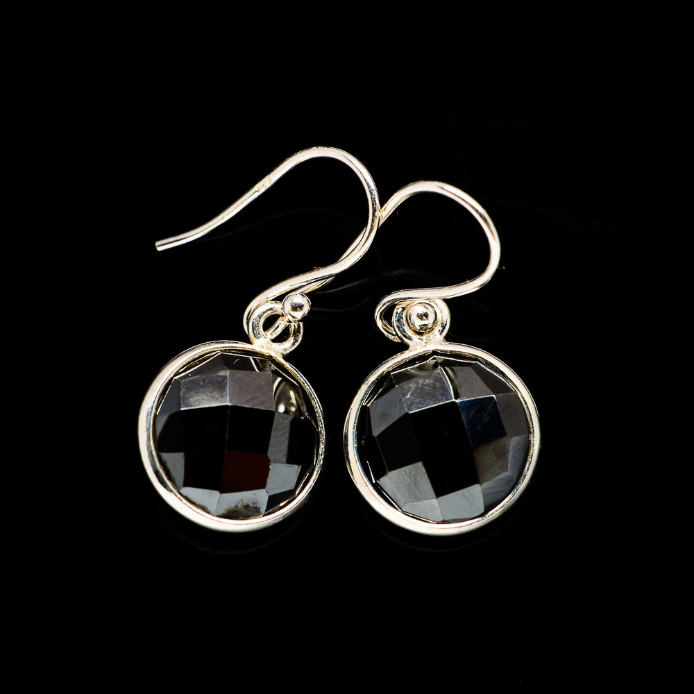 Black Onyx Earrings handcrafted by Ana Silver Co - EARR405981
