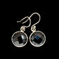 Black Onyx Earrings handcrafted by Ana Silver Co - EARR406025