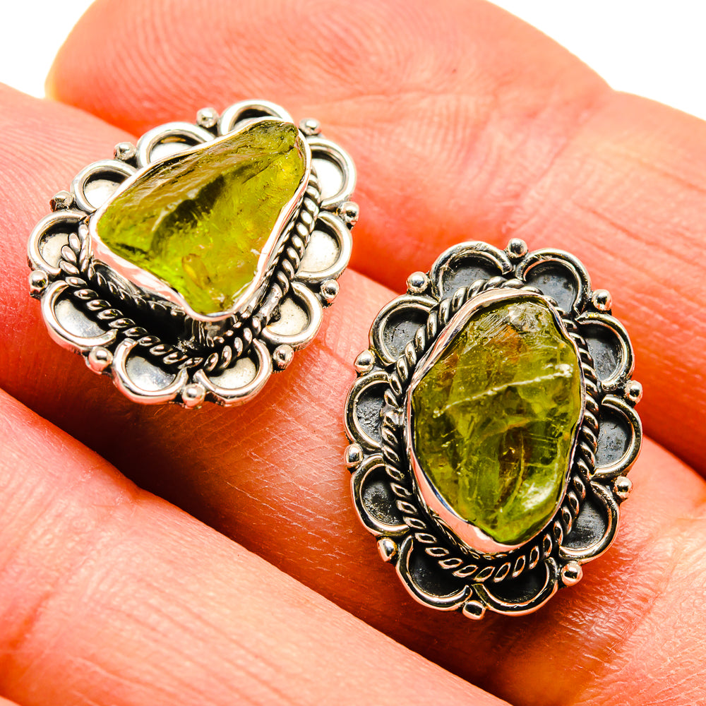 Peridot Earrings handcrafted by Ana Silver Co - EARR407657