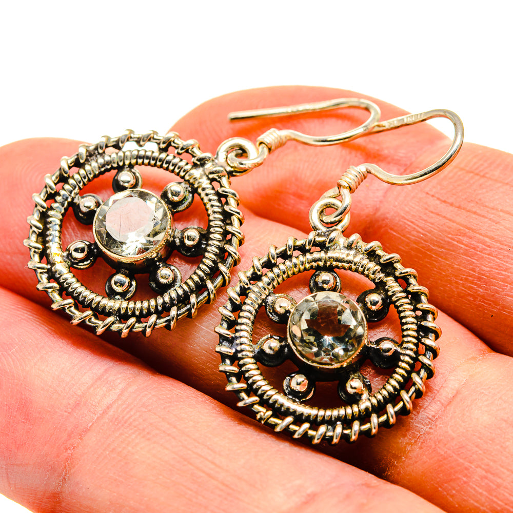 Blue Topaz Earrings handcrafted by Ana Silver Co - EARR408809