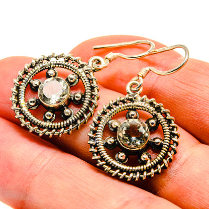 Blue Topaz Earrings handcrafted by Ana Silver Co - EARR408809