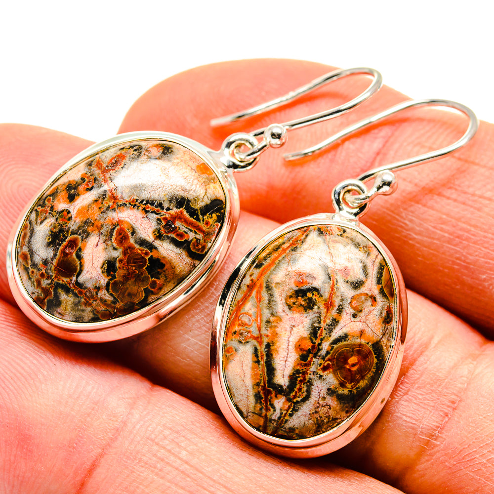 Poppy Jasper Earrings handcrafted by Ana Silver Co - EARR408983