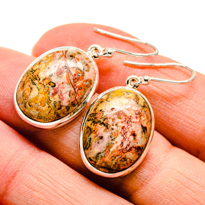 Poppy Jasper Earrings handcrafted by Ana Silver Co - EARR409027