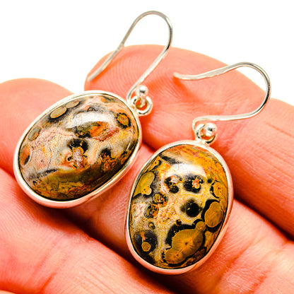 Poppy Jasper Earrings handcrafted by Ana Silver Co - EARR409106