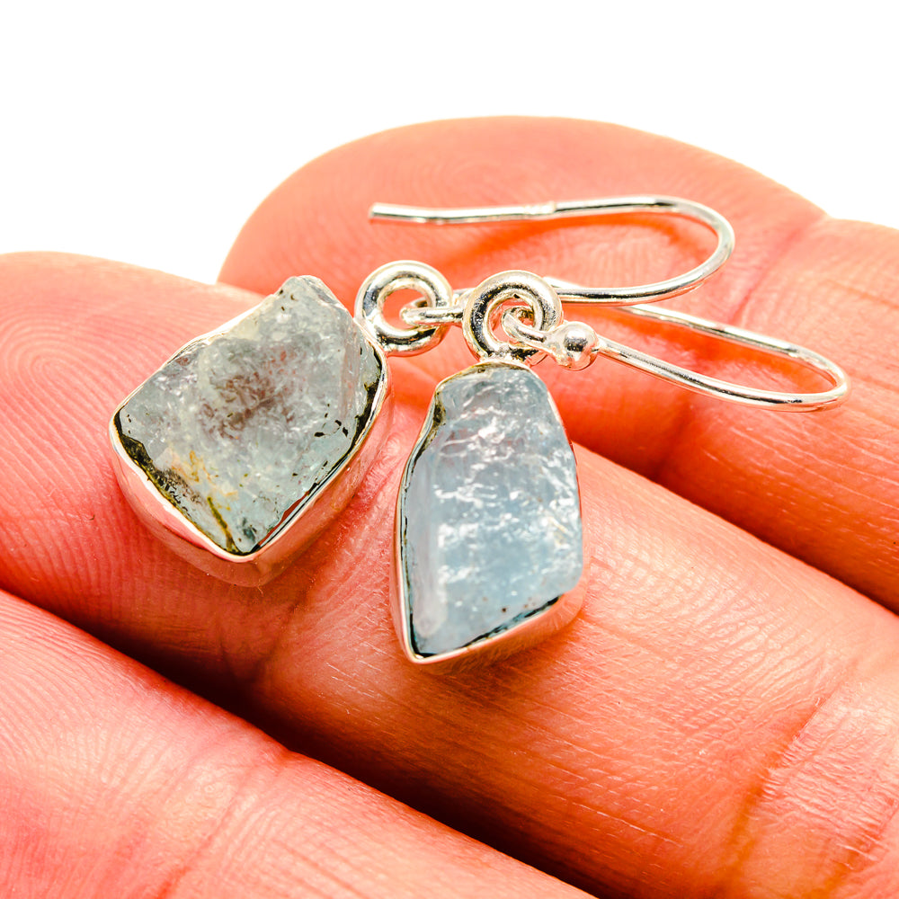 Aquamarine Earrings handcrafted by Ana Silver Co - EARR409133