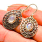 Rainbow Moonstone Earrings handcrafted by Ana Silver Co - EARR409155